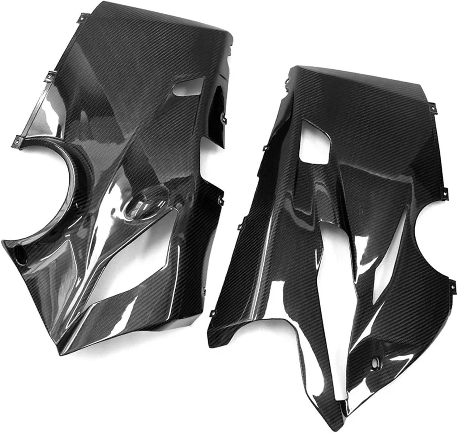 Compatible With Ducati Panigale V4 V4S V4R 3K Carbon Fiber Lower Side Fairings Belly Pan Motorcycle Body Accessories Fairing Kit Parts