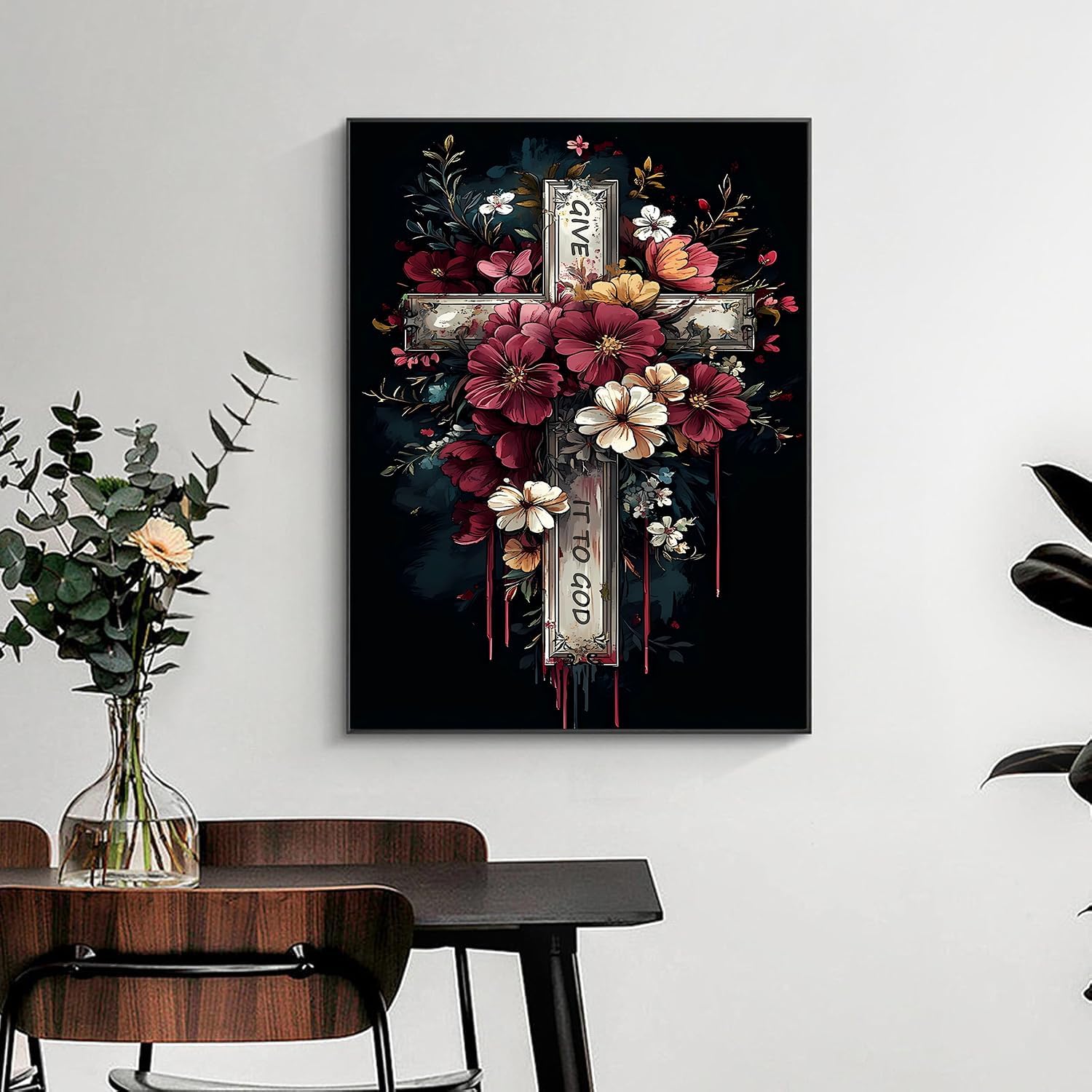 EIBEILI Cross Diamond Art Kits for Adults,Diamond Painting for Wall Decor image 4