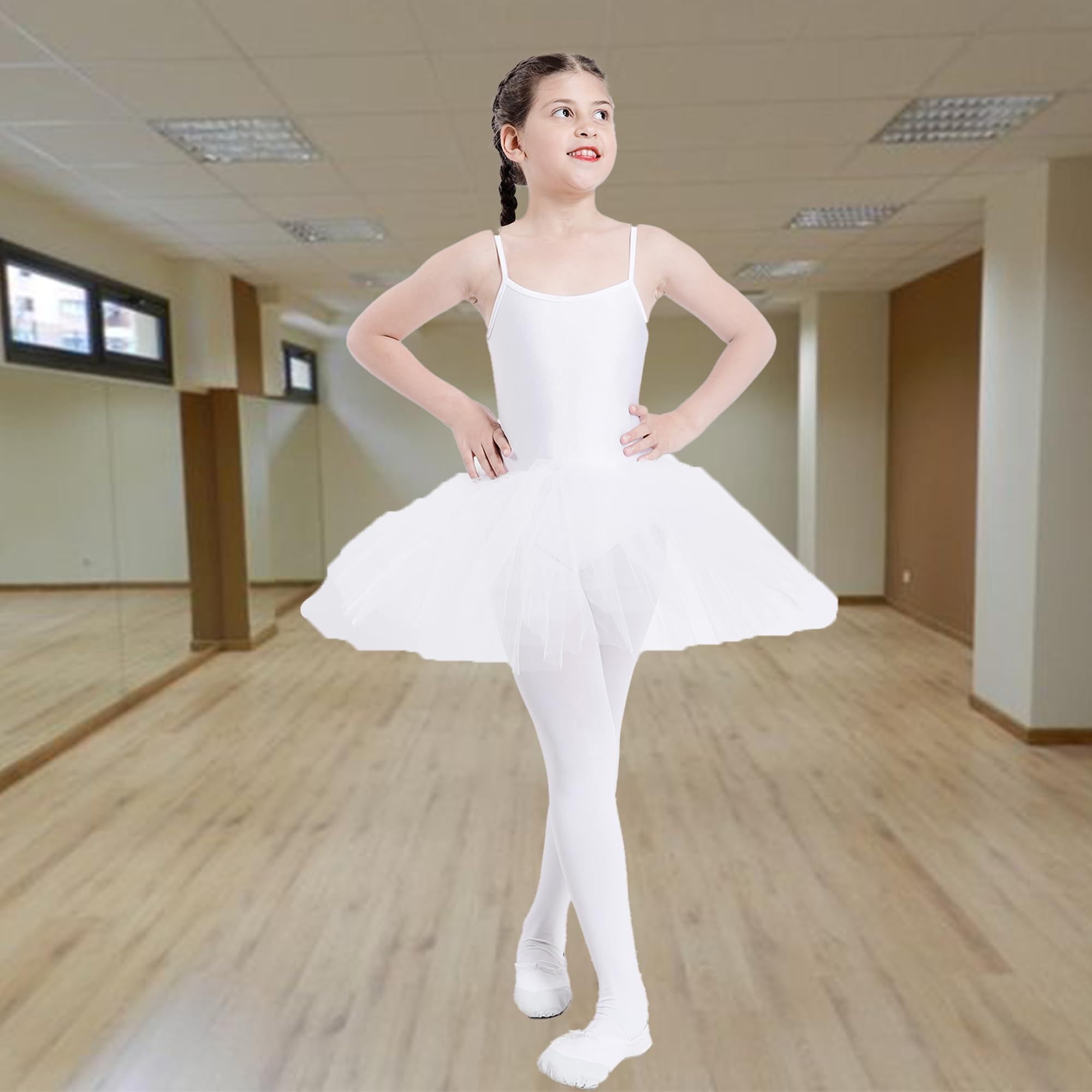 Carnavalife Maillot Ballet Niña Tutus Tirante Fina Danza Bailarina Clases Disfraces