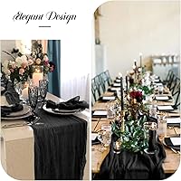 Vista 139 de Showgeous 10 Pack Baby Pink Cheesecloth Table Runner 10FT Long Semi-Sheer Gauze Table Runner Boho or Rustic Wedding Decor for Wedding Decor Arch