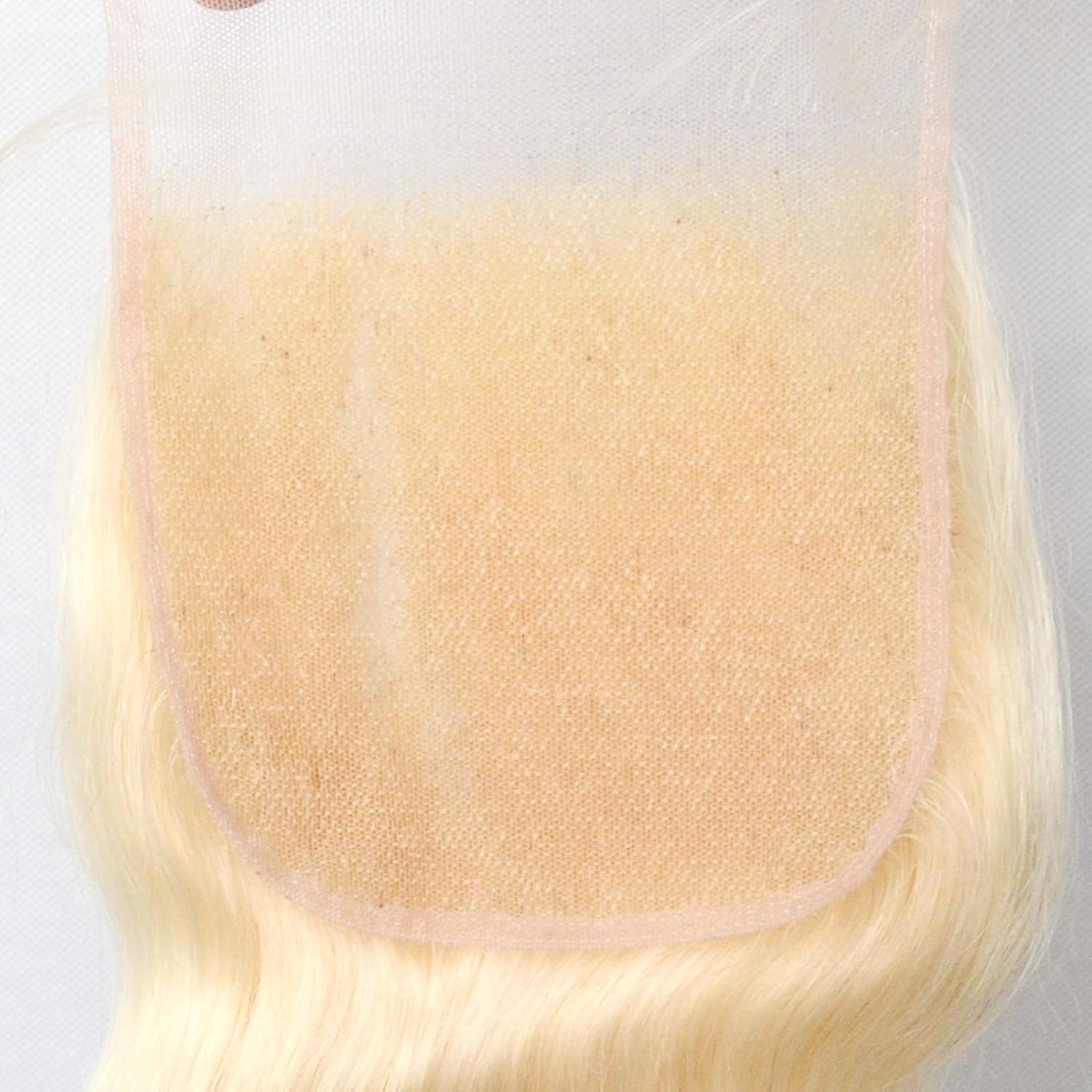 Luwigs 613 Blonde 4x4 Lace Closure 16 Inch Body Wave Human Virgin Hair Lace Closure Hair Pieces Bleached Knots Pre Plucked Natural Hairline