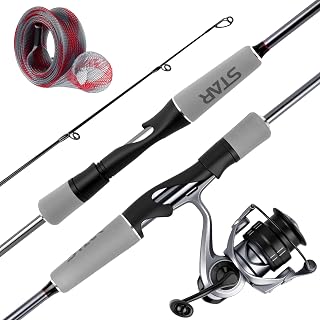 Ghosthorn Fishing Rod and Reel Combo, Baitcaster Spinning Rod Combo