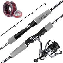 Ghosthorn Fishing Rod and Reel Combo, Baitcaster Spinning Rod Combo
