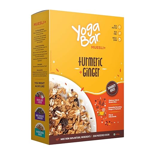Yogabar Super Muesli, No Added or Hidden Sugar, Breakfast Muesli with