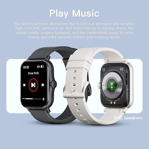 Miniatura 7 de Reloj inteligente (respuestahacer llamadas) Bluetooth rastreador de actividad física con frecuencia cardíaca, monitor de sueño, asistente de voz AI,