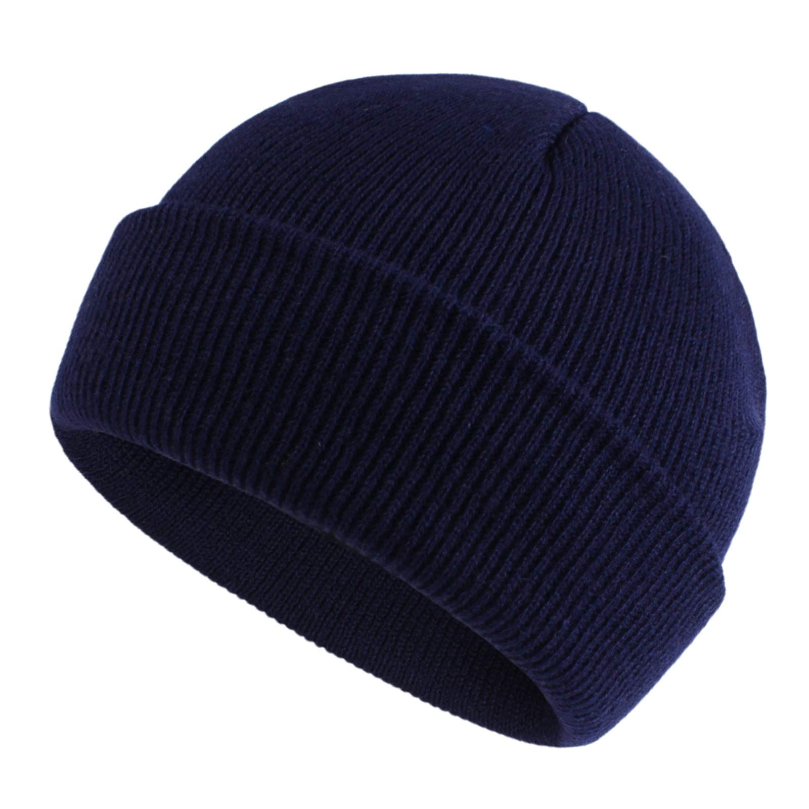 Winter Knit Kids Hat Skull Cap for Men Women Autumn Boys Fisherman Beanies