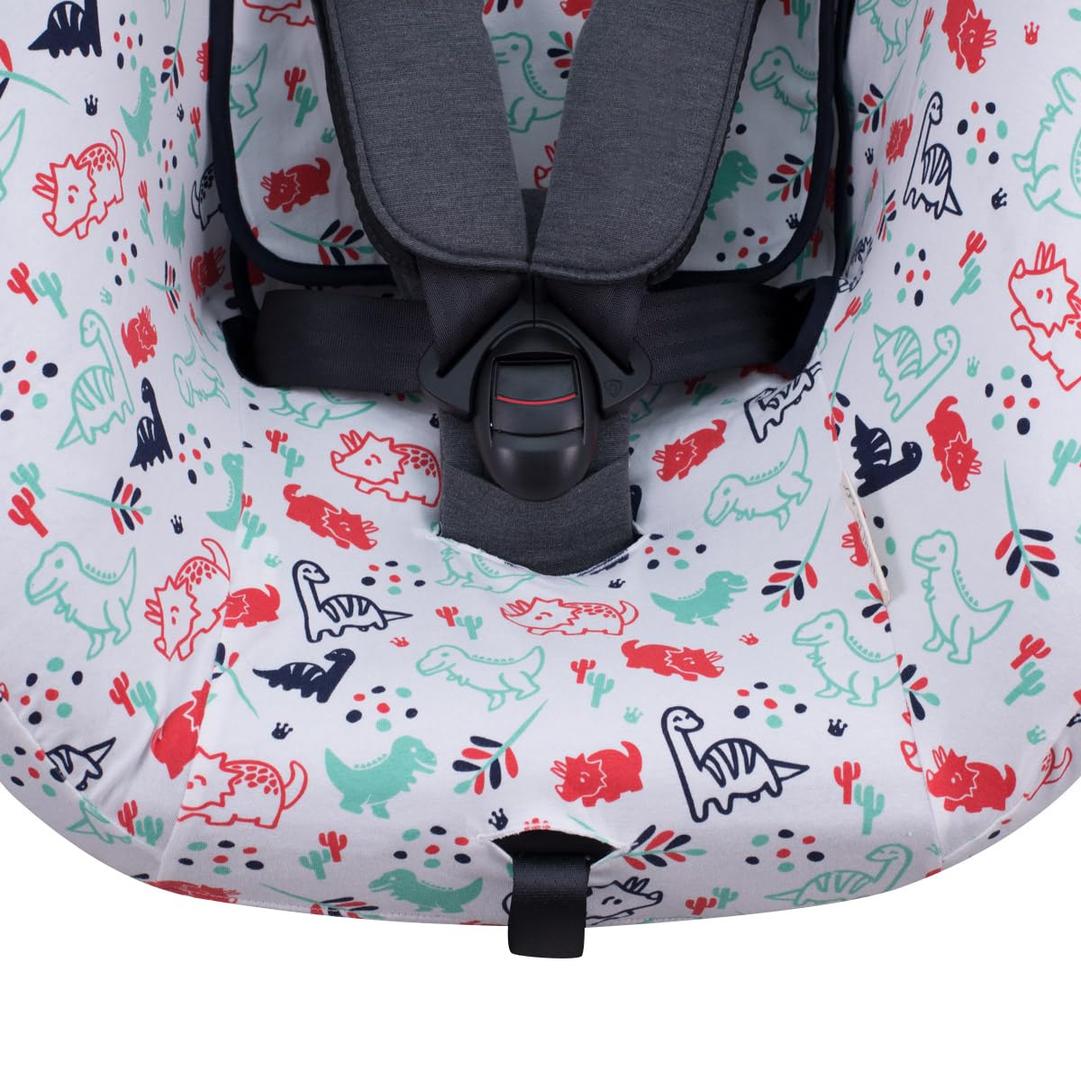 JYOKO Kids Bezug kompatibel mit Joie Spin 360, Nuna Rebl, Baumwolle Dino Party