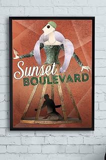Postermanya (pster13459) Sunset Boulevard Film Afişi Çerçeveli Tablo 3 (40x50cm)