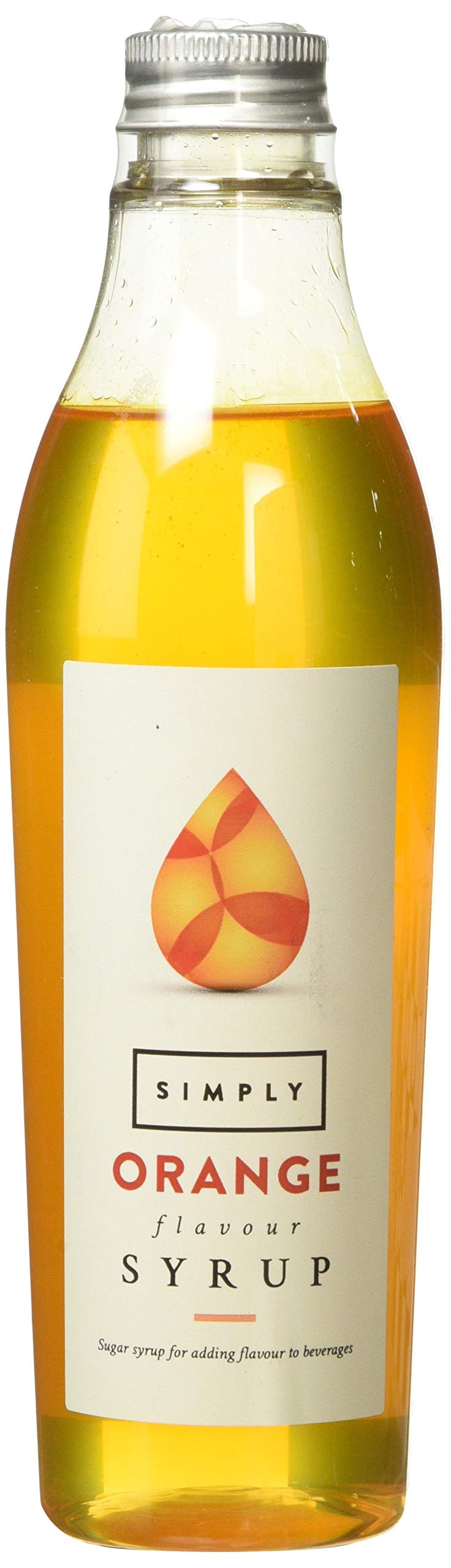 Orange Syrup, Vegan & Nut Free Flavoured Syrup for Coffee, Cocktails & Baking (250ml)