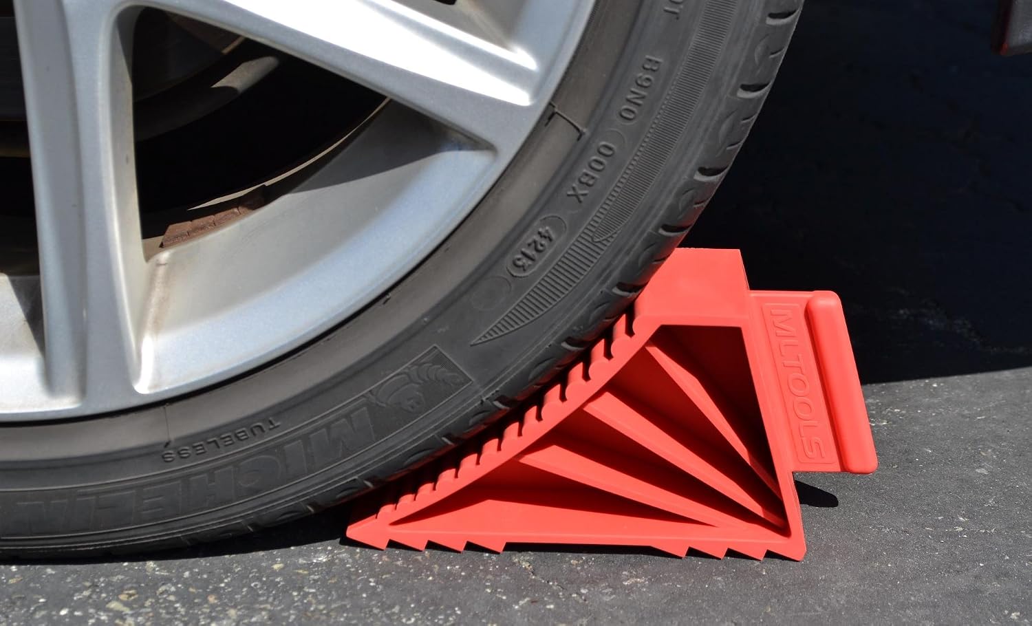 MLTOOLS Wheel Chocks | 2 Pack High Grip Wheel Chocks | Made in USA WC283