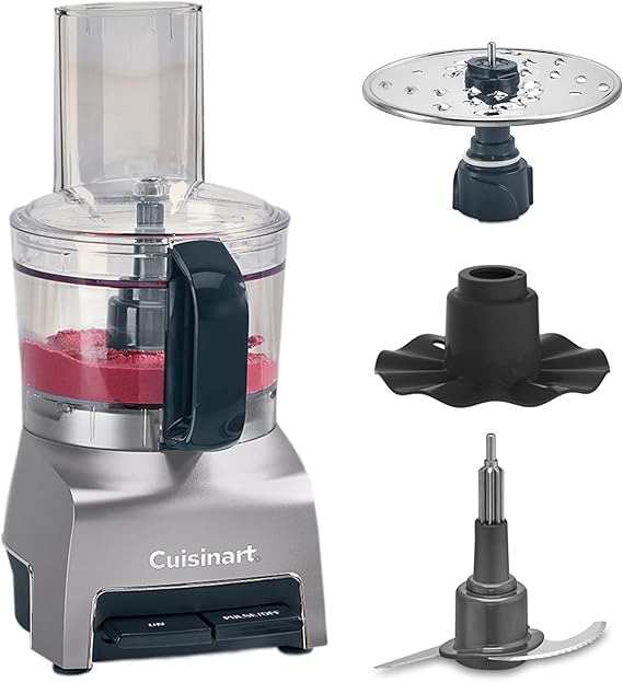 Cuisinart FlexPrep® Robot da cucina 1,1 L | Tritare, grattugiare, frullare, sminuzzare, ridurre in purea, montare | Lama in acciaio inossidabile, disco reversibile, BladeLock™ | One-Touch | Senza BPA