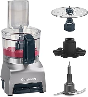 Cuisinart FlexPrep® 1,1L | Hacher, râper, purée, fouetter | Lame inox, disque réversible, fouet | BladeLock™ | Une touche…