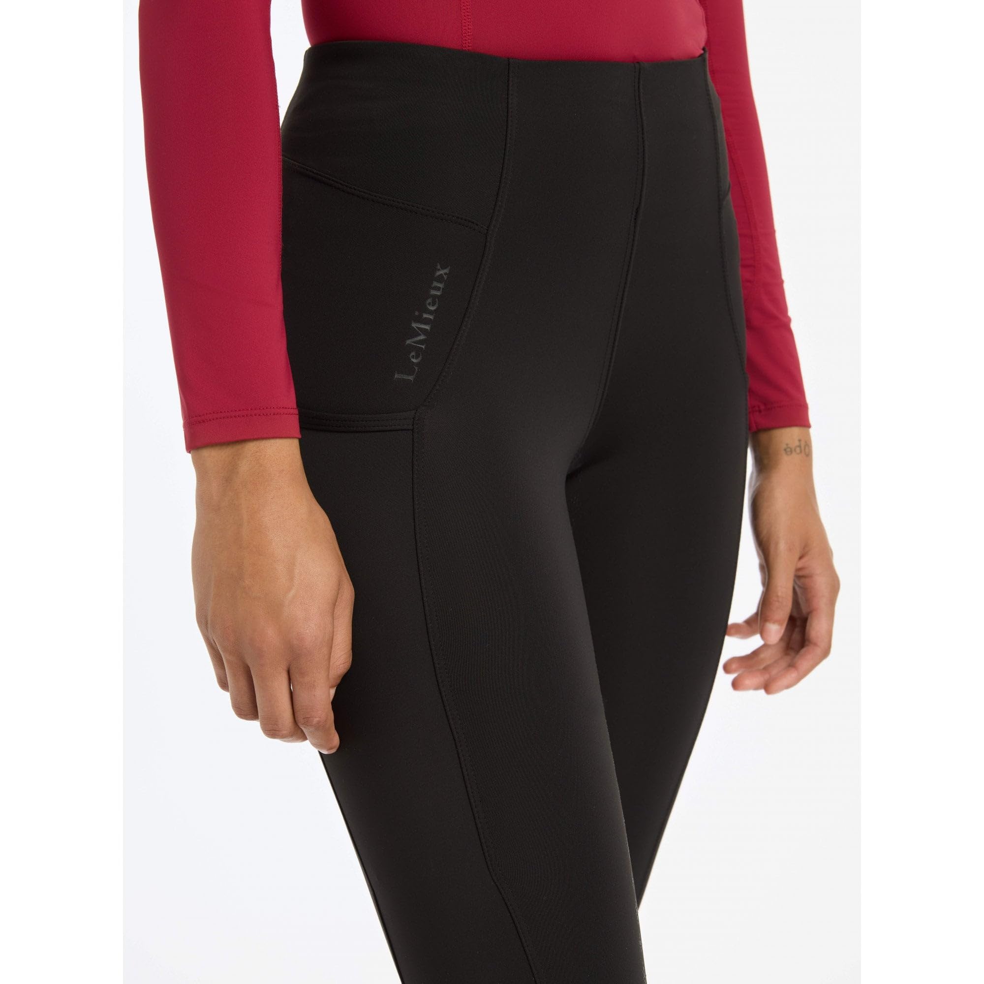 LeMieux Naomi - Pantalón de meter para mujer, color negro