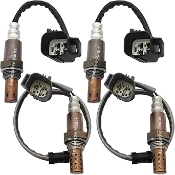 4Pcs 2 * 234-9075 234-4265 234-4266 Upstream Downstream Oxygen O2 Sensor for 2005 2006 Land Rover LR3 4.0L V6, 4.4L V8, 2006 Land Rover Range Rover Sport 4.2L V8