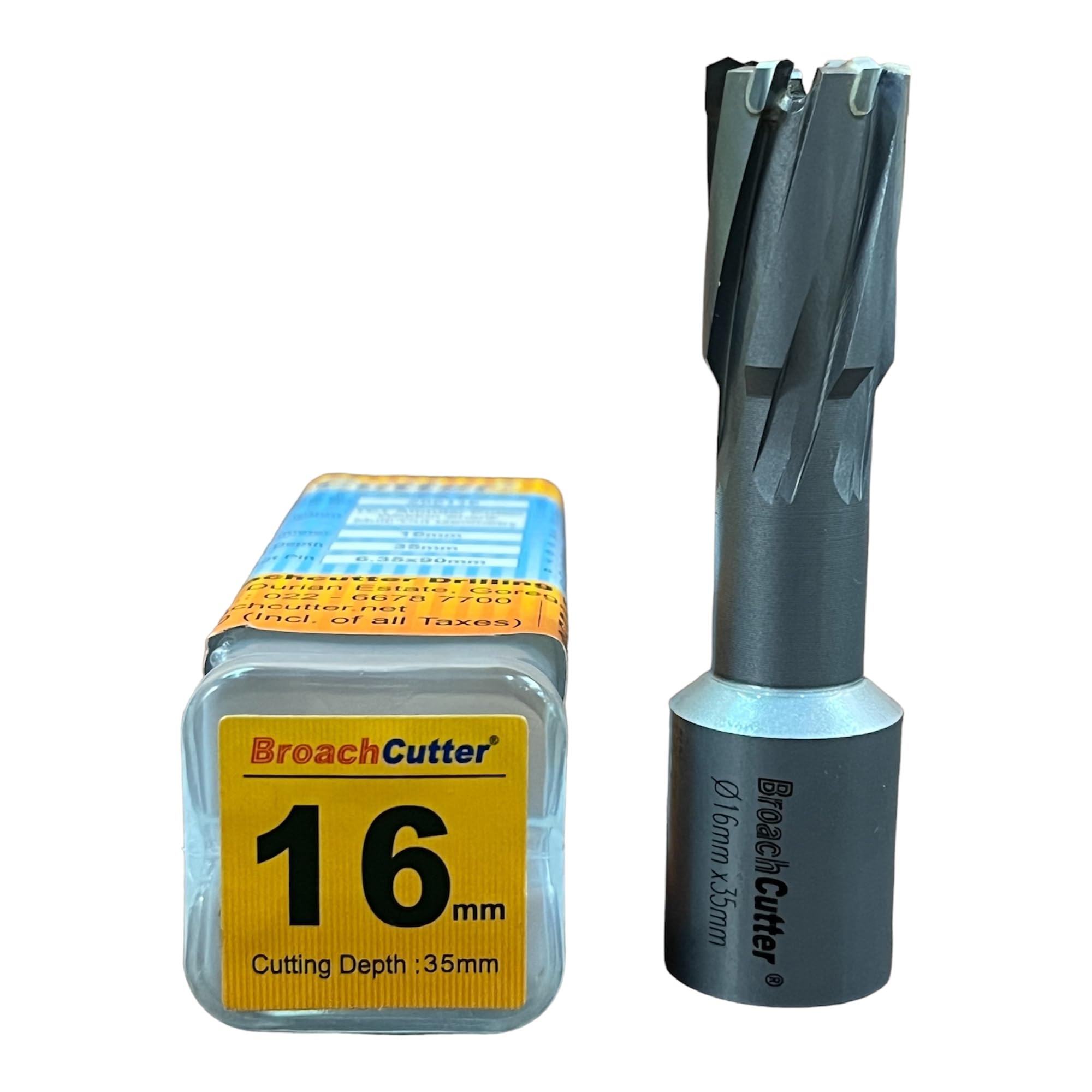Broachcutter TCT Annular Core Cutter for Magnetic Drilling Machine, Carbide Core Drill, Cutter for Magnetic Drilling Machine - (Cutting Depth: 35mm, Diameter: 16mm, 200116) - Image 3 thumbnail