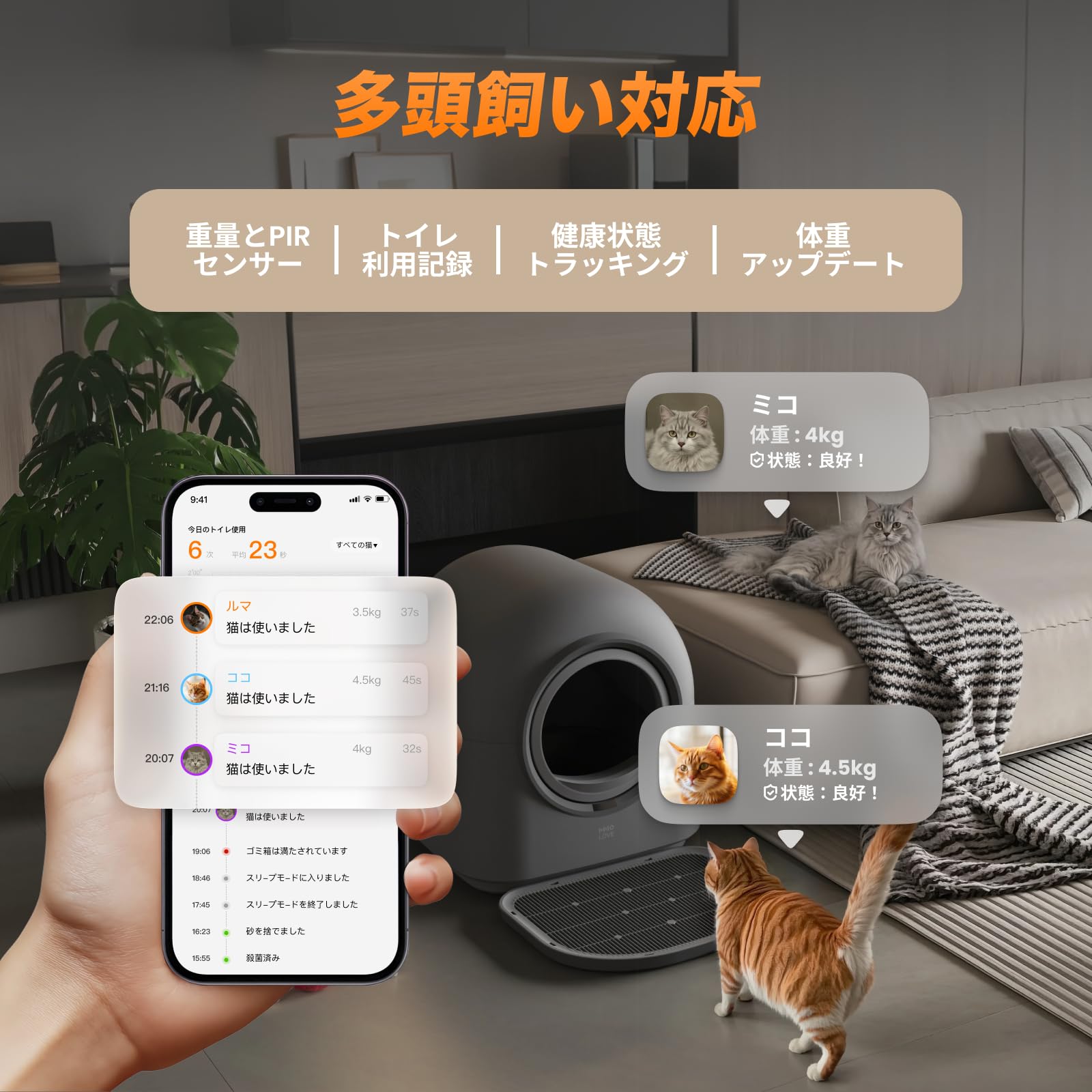 全自動猫トイレ HHOLOVE 大容量 新品 Amazon | 【HHOLOVE】猫自動