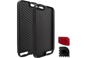 Cuisinel 20" X 10" Long Griddle Pan for Stove Top and Grill