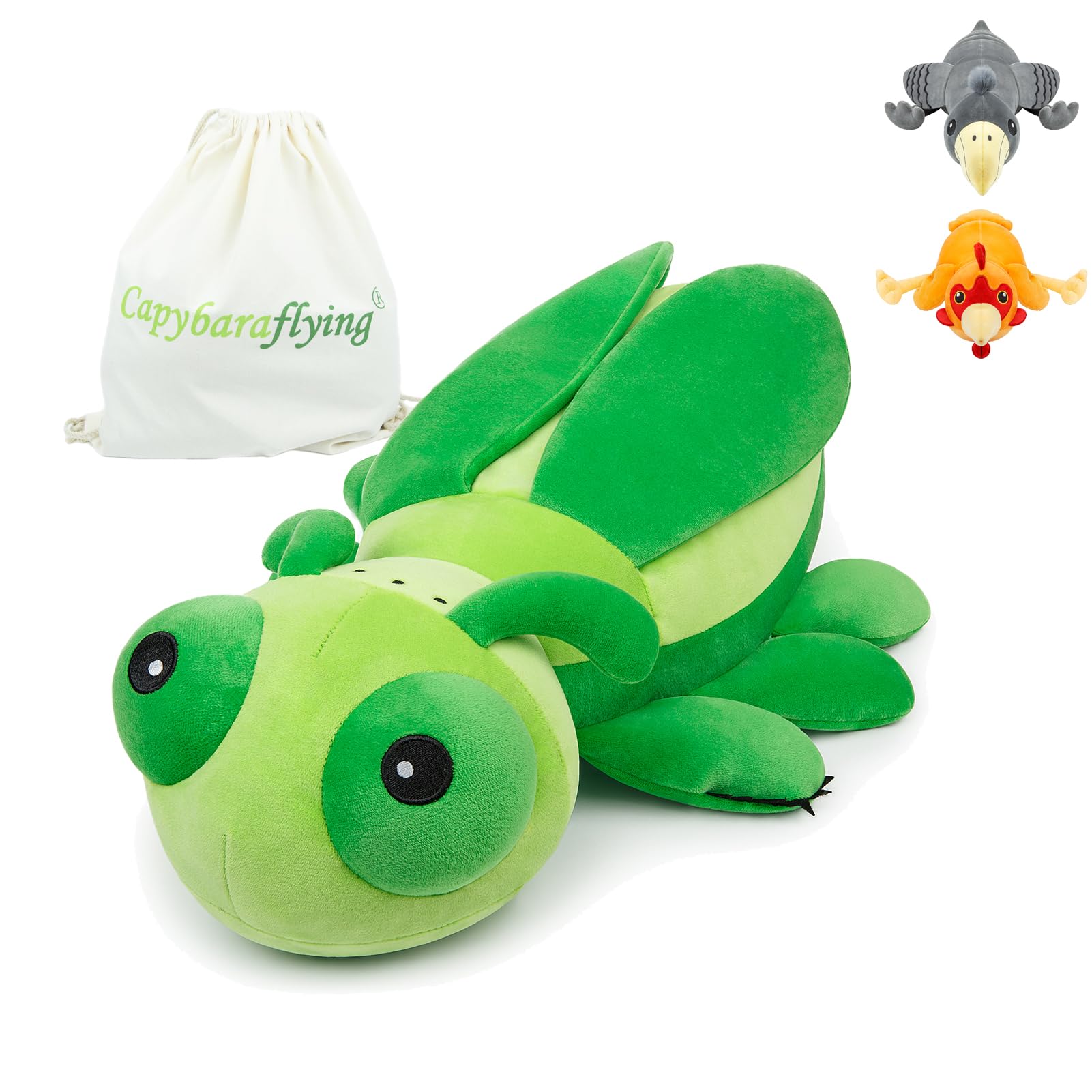 capybaraflying Weighted Sword Mantisl Plush Toy 50cm, Simulation Mantis Weighted Plushies Toy,Microwavable Soft Stuffed Animal Cuddle Pillow,Suitable for Bedroom, Living Room, Party Decoration. โ image 1