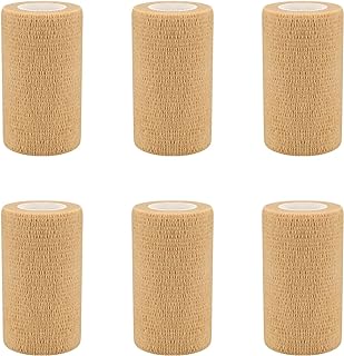 6pcs 2in Self Adhesive Bandage Wraps, 12 Colors, 5 Yard Wraps for Sports
