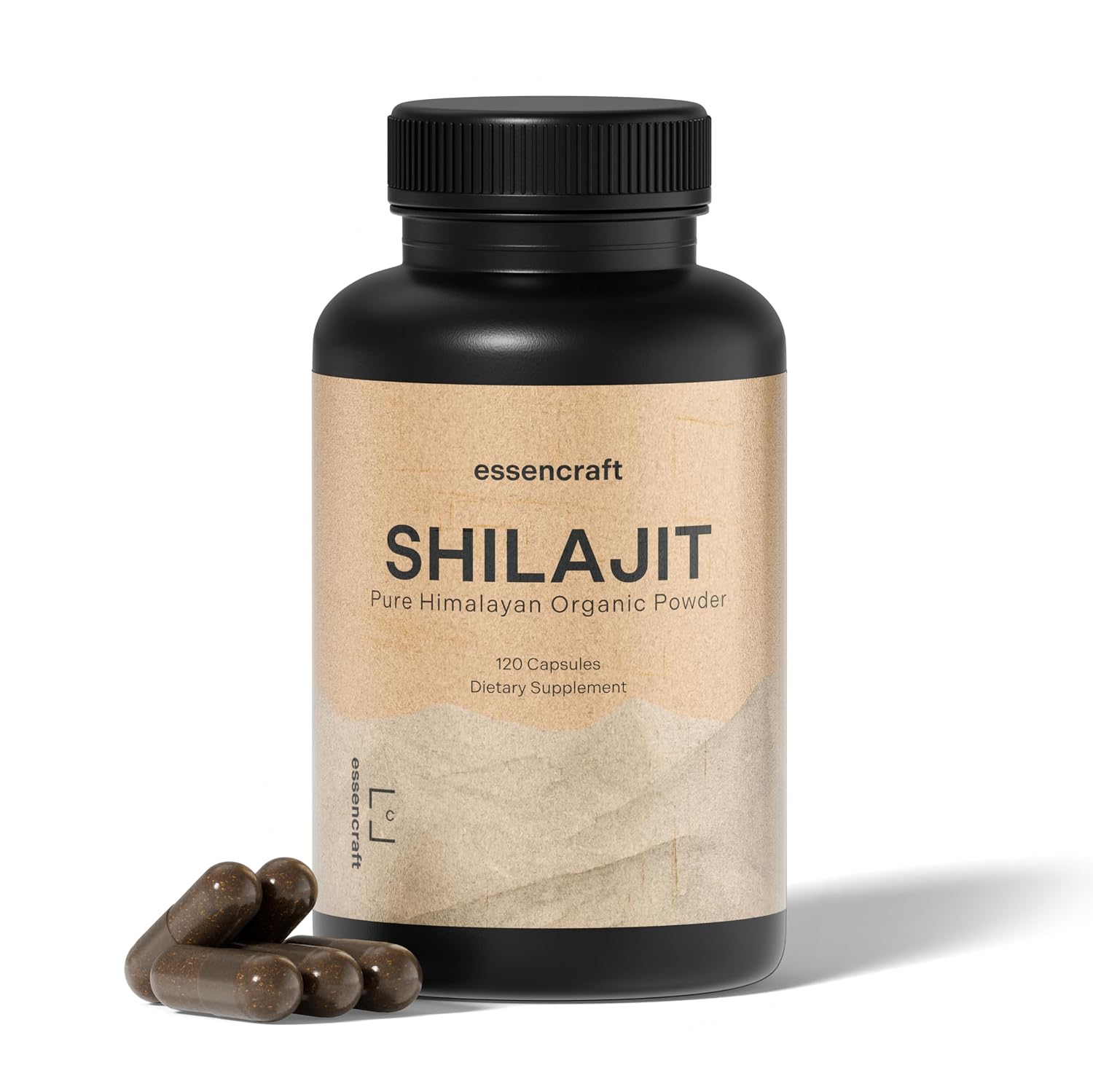 Organic Himalayan Shilajit Resin Extract - 1000mg Max Potency, Lab Tested Pure Shilajit for Men & Women, 85+ Trace Minerals Fulvic Acid, Immune Support, Energy, Cognition, 2...