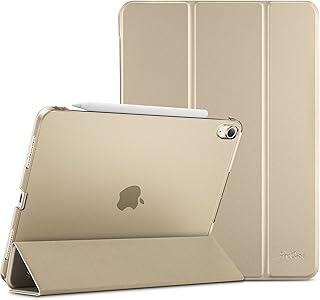 ProCase iPad Air 5th Gen 2022 /Air 4 Generation10.9 Inch 2020 Case, Slim Stand Hard Back Shell Protective Smart Cover Cases for iPad Air 5 /iPad Air 10.9" 4th Gen 2020 -Starlight