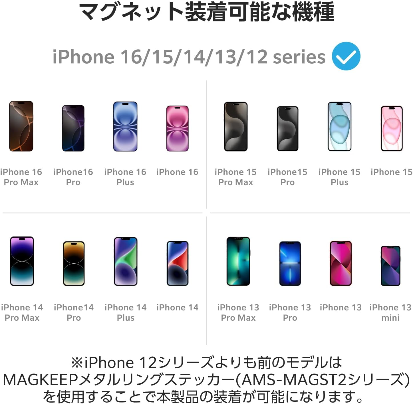 Elecom P-STRMK360WH Smartphone Ring, Magnet, Magsafe, Smartphone Stand, Load Capacity: 28.2 oz (800 g), Fall Prevention, Cute, White