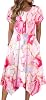 Vestido casual de verano para mujer, suelto, con vuelo, midi 1