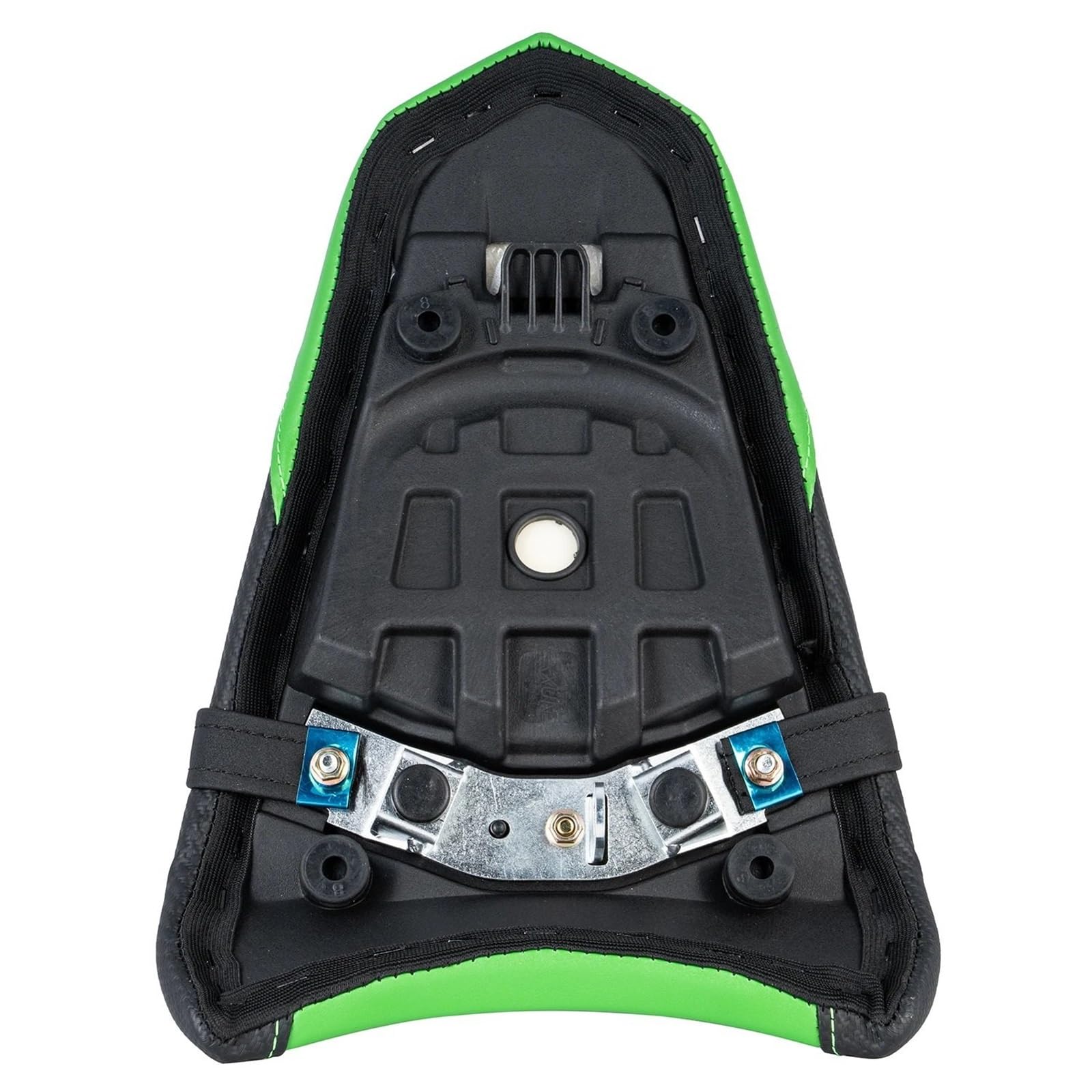 Fotel motocyklowy Poduszka tylnego siedzenia pasuje do Kawasaki Ninja 650 Z650 2017-2025 poduszka tylnego siedzenia pasażera poduszka Pad akcesoria motocyklowe(Green)