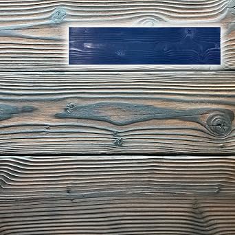 9" Natural Wood Concrete Stamps Mat - 36"x9"x2" Durable Polyurethane Rigid Stamp for Driveways, Walkways and Patios SM 5000/2
