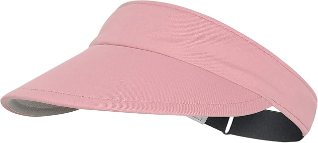SAITAG Sun Visors for Women - Flexible Brim Adjustable Sun Hat Soft Visor for Golf Running Tennis