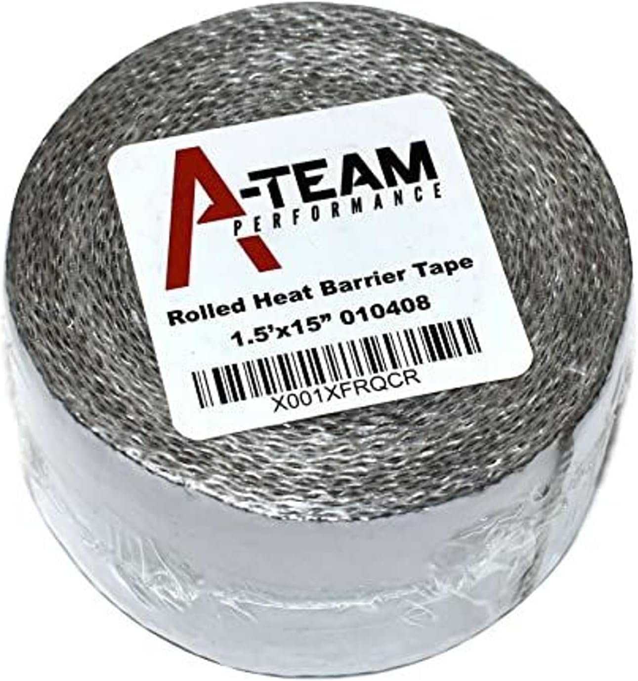 A-Team Performance Heat Shield & Thermal Tape - 1.5 in x 15 ft Roll, Silver - Radiant Barrier & Reflective Roll with High-Temp Insulation - 2000 Degree Tape - Exhaust Heat Wrap for Hoses & Wiring