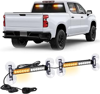 XRIDONSEN 2x 10.7 inch Strobe Light Bar
