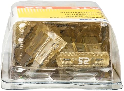 Bussmann (VP/ATC-25-RP) Clear 25 Amp 32V Fast Acting ATC Blade Fuse, (Pack of 25)