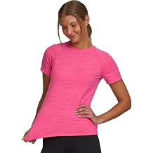 Spyder Womens Workout Tops - Short Sleeve Crewneck Athletic Yoga Gym Shirt