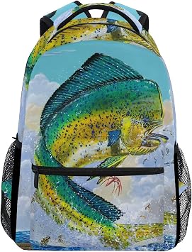 Amazon.com | Stylish Mahi Fish Backpack 