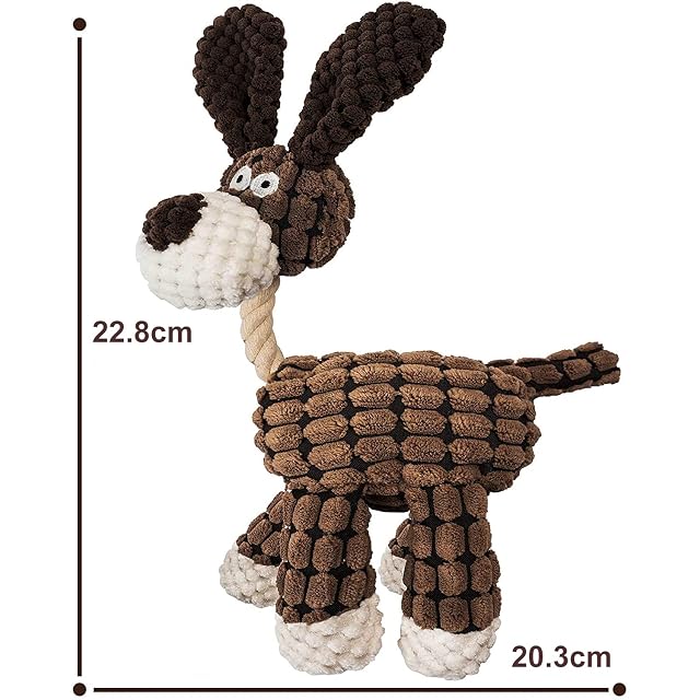 Foto 5 de 8 de Cielbleu Juguetes para Perros -1 Piezas Squeaky Toy Juguetes Duraderos para Cachorros Perro Pequeño…