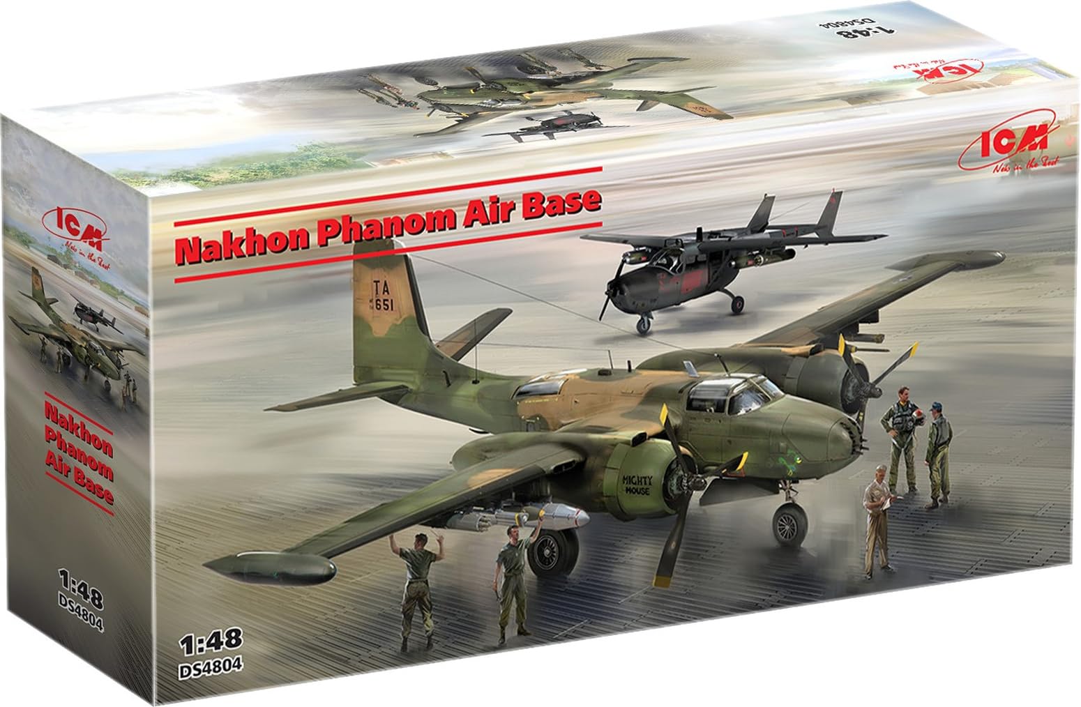 ICM - Modello Diorama Aereo Nakhon Phanom Air Base |icm|ds4804| 1:48 Modellino Char Promo