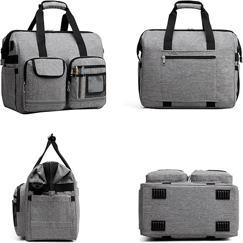 Miniatura 9 de Bolsa médica para médico, bolsa de enfermera para el hogar, bolsa de trauma, bolsa de lona de emergencia EMS roja para primeros auxilios, EMT,