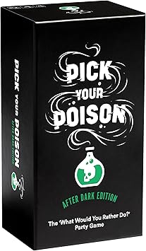 Pick Your Poison After Dark Adult Party Game for Friends & Groups | Hilarious Would You Rather Card Game | Funny Icebreaker for Game Nights, Parties & Pregames | Great Gift for Adults