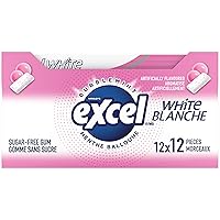 Vista 5 de Excel White Goma de mascar sin azúcar, Bubblemint, 12