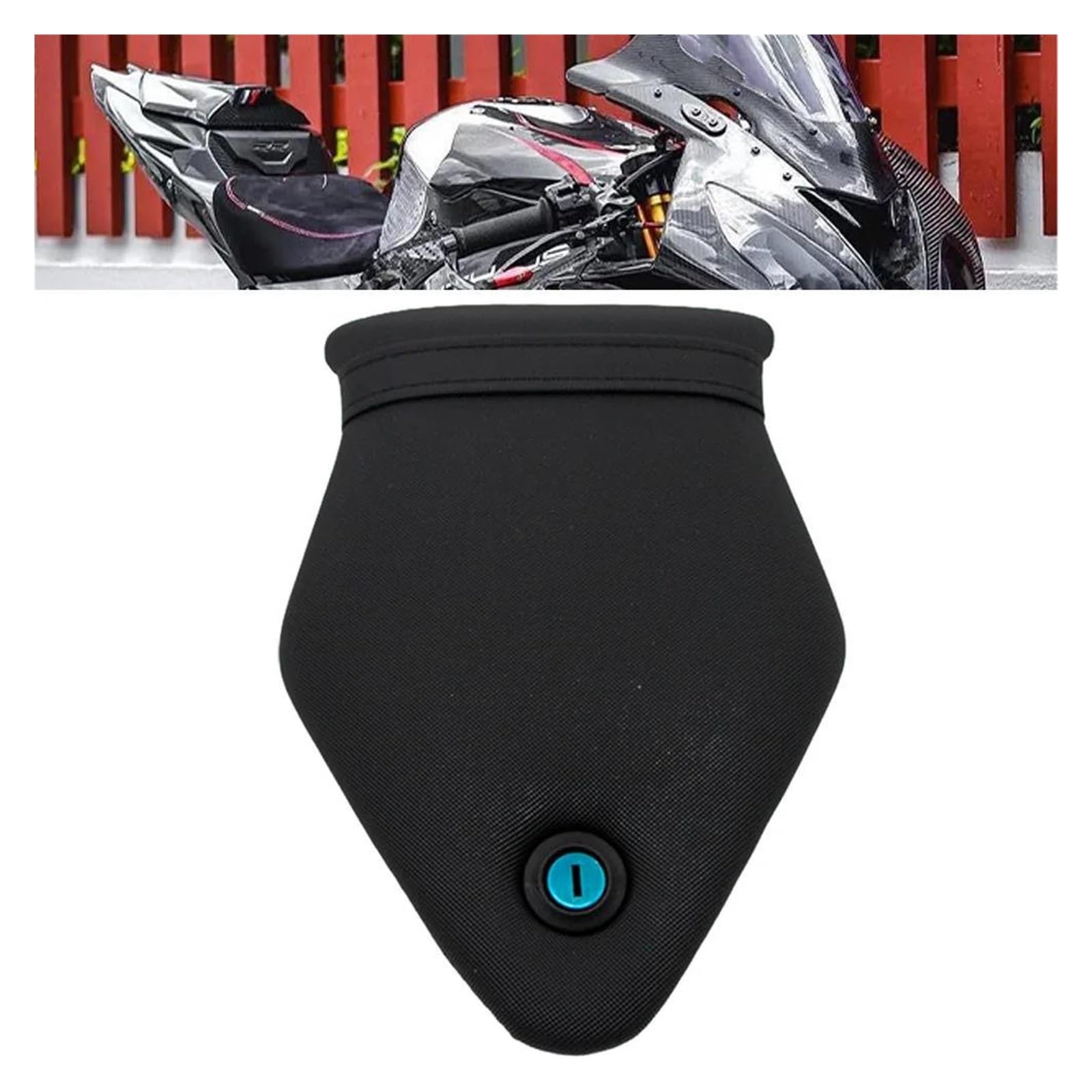 Imbottitura Per Cuscino In Pelle Per Sedile Passeggero Passeggero Posteriore Per Moto | Sella Moto Comfort Per S1000RR S1000 RR 2008-2014 Per S1000RR 2015 2016 2017 2018 Supporto Per La Parte Bassa Della Schiena