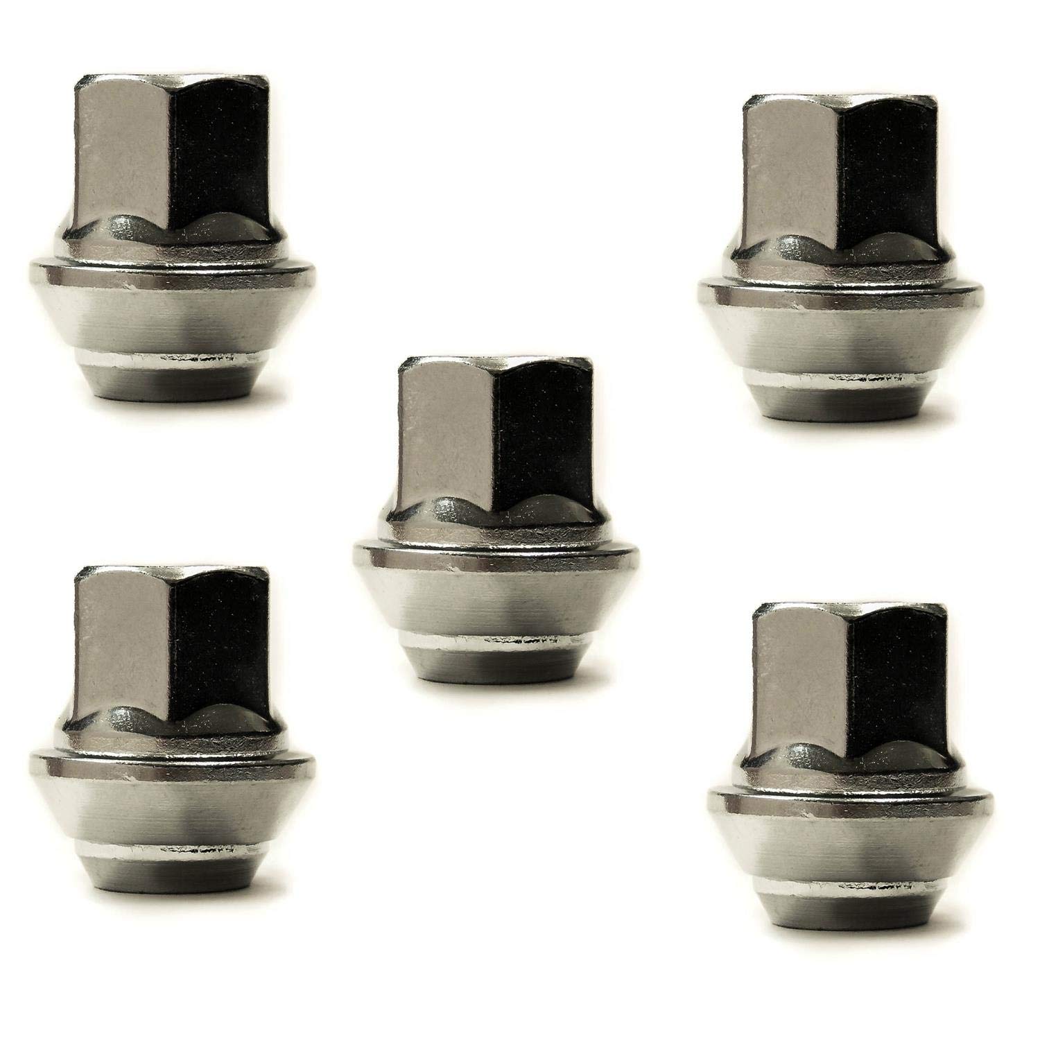UKB4C Set of 5 Replacement Wheel Nuts M12 x 1.5 With Washer Alloy Wheels Only