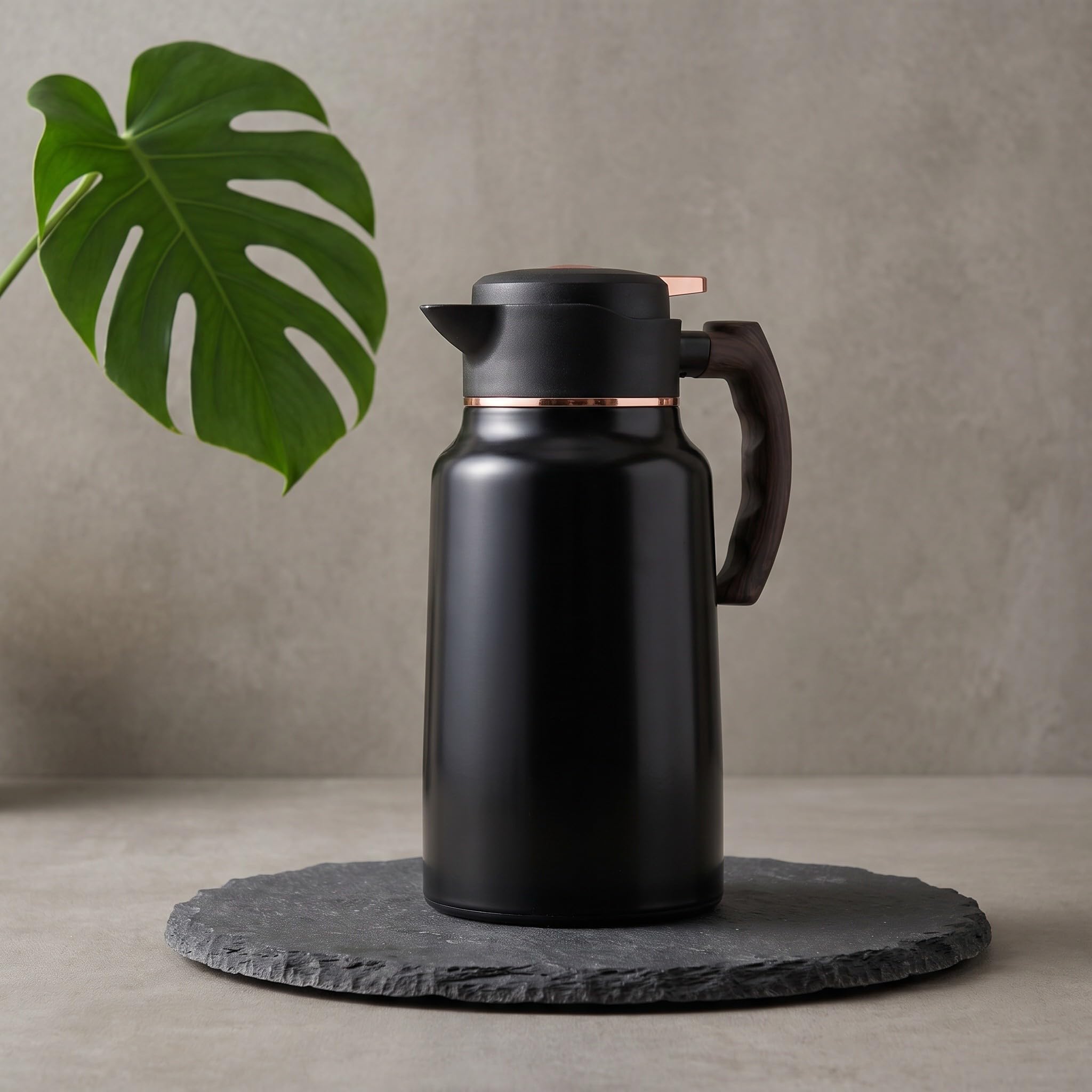 Toddmomy Caraffa termica isolata per caffè, 2 litri/70 once, a doppia parete.