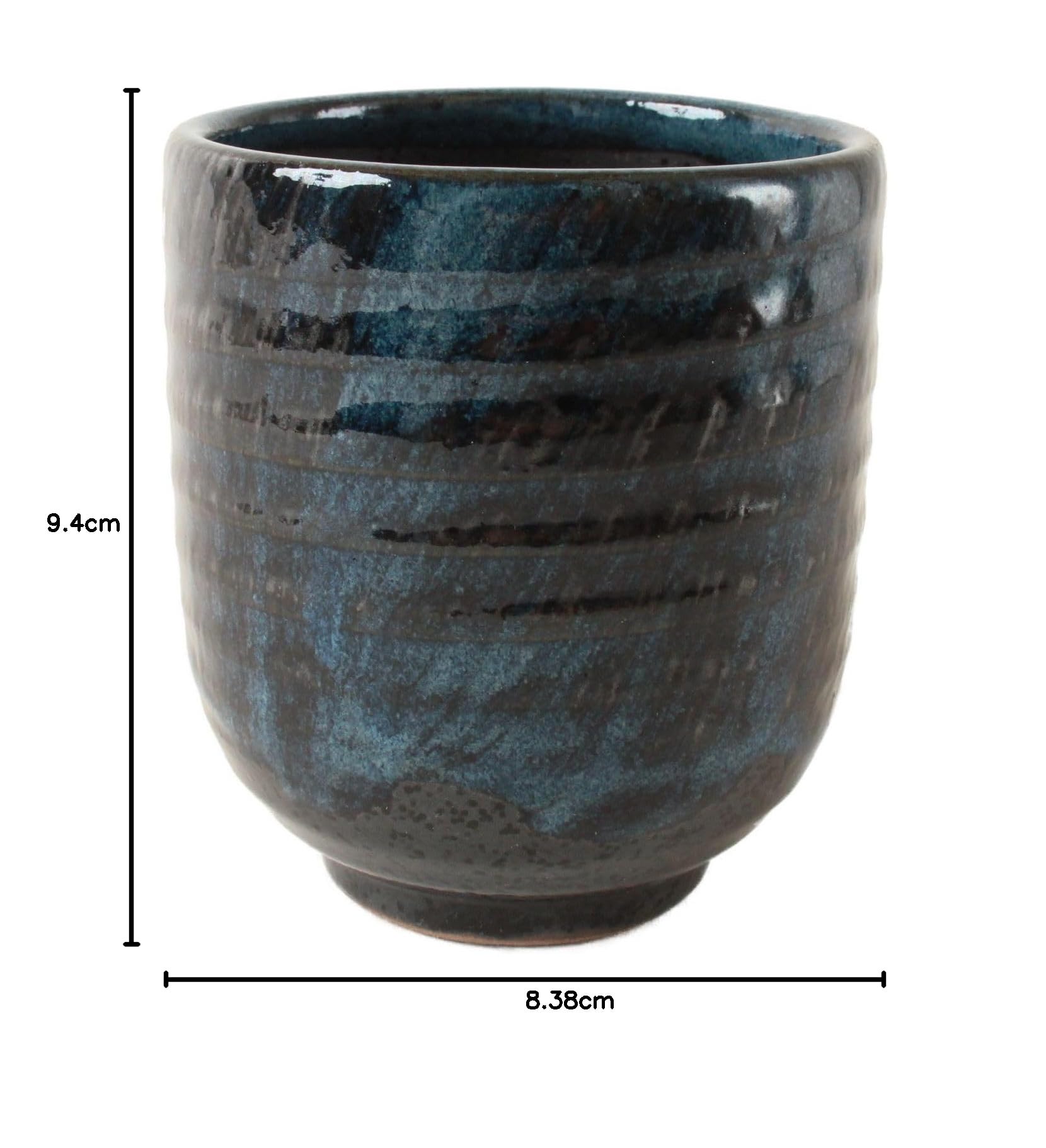 Mino ware MMY002 MMY002 Tazza da tè in ceramica giapponese Chawan Chubby 297,7 g, prodotta in Giappone (importazione giapponese)