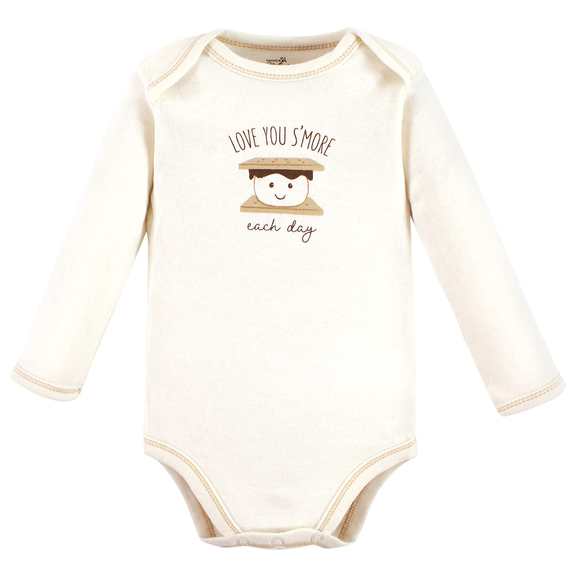 Touched by Nature Unisex Baby Organic Cotton Bodysuits T-Shirt-Set
