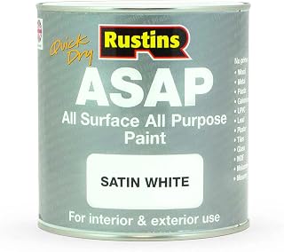 Rustins All Surface All Purpose Paint White 1L