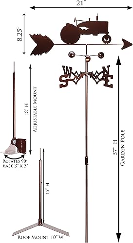 Vista 2 de SWEN Products Tractor Farmall Internacional Veleta Intercambiable Flecha Superior Sólo