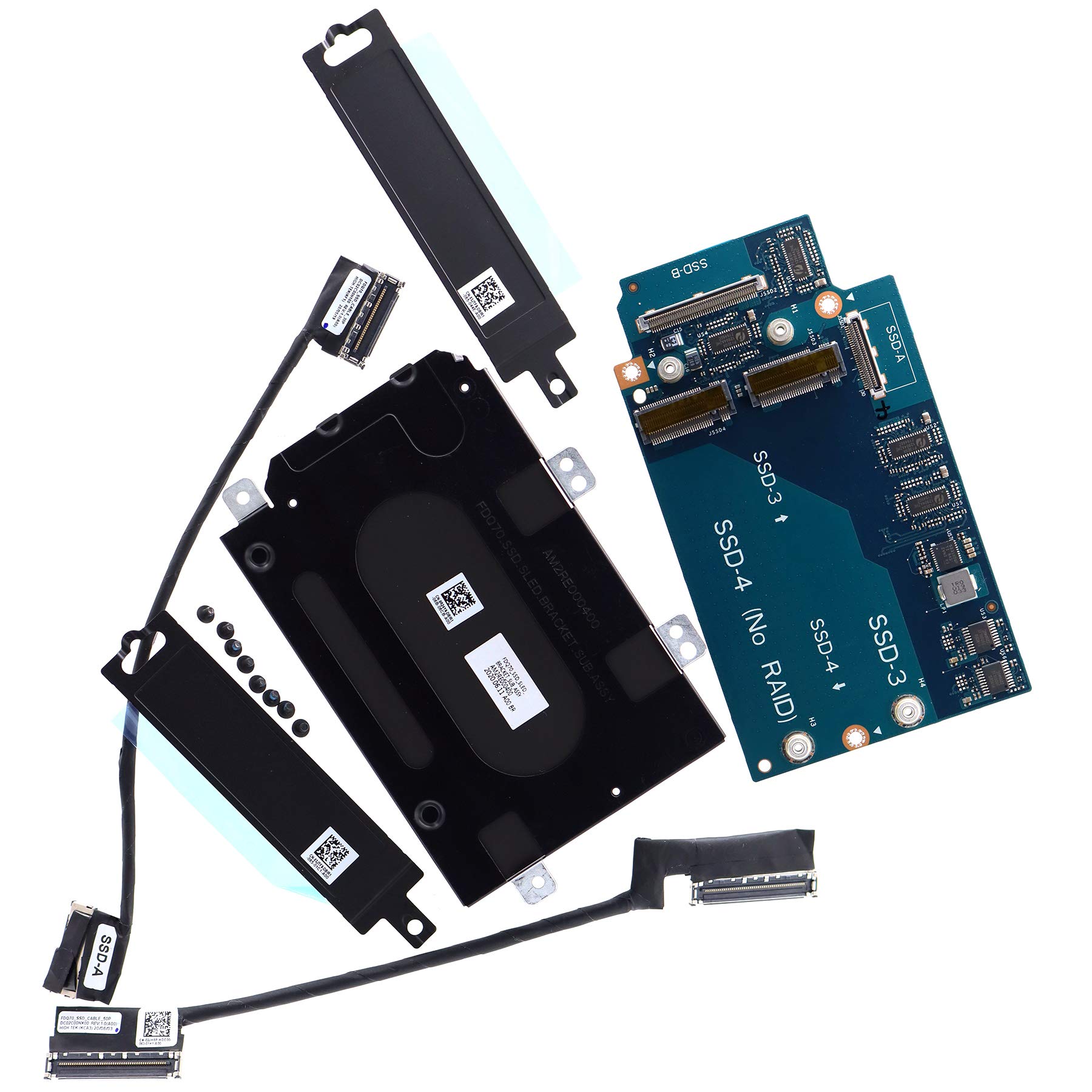 Deal4GO SATA Interposer Board D3P25 LS-J106P to NVMe M.2 SSD Hard Drive SSD-3 and SSD-4 w/ 2.5