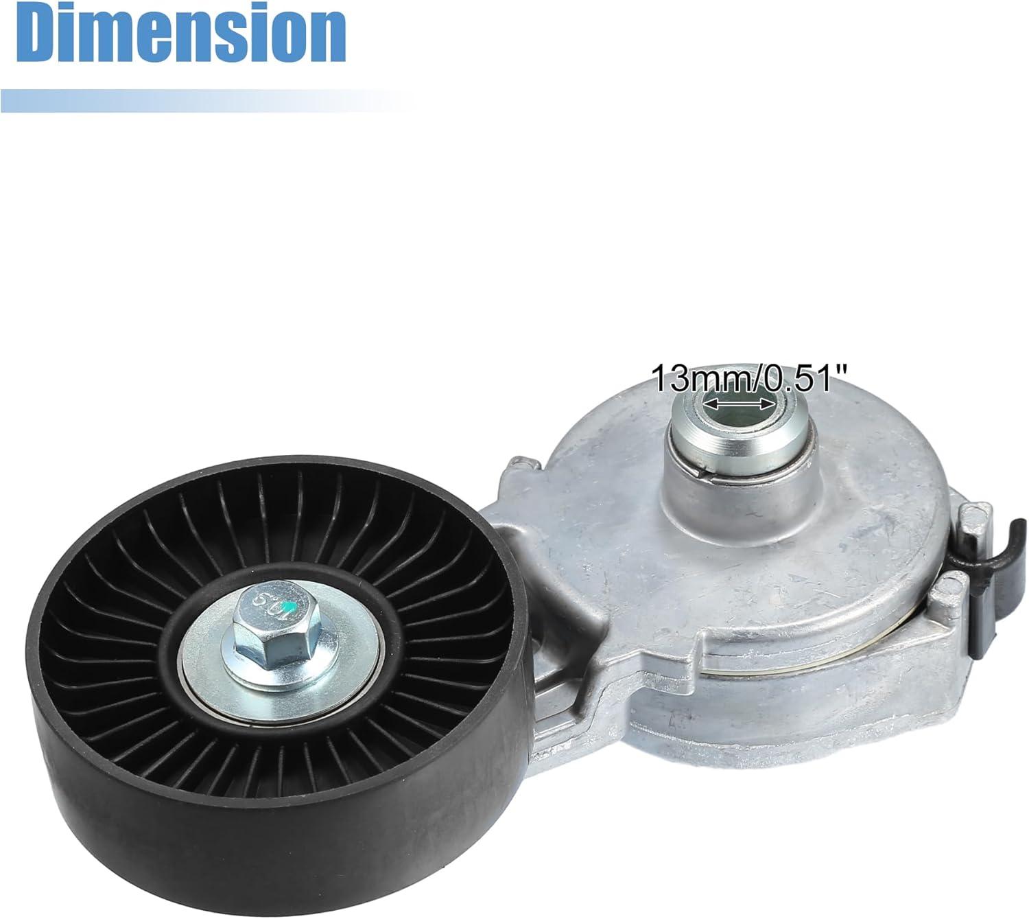 X AUTOHAUX Engine Belt Tensioner Pulley Assembly Serpentine Tensioner for Ford F150 F250 F350 1987-1997 for Ford Bronco 1987-1996 No.F8TZ6B209A