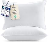 Utopia Bedding Pillows 2 Pack, (UK Standard, White) Hotel Quality Luxury Bed Pillow for Back, Stomach or Side Sleepers UK Standard White 2